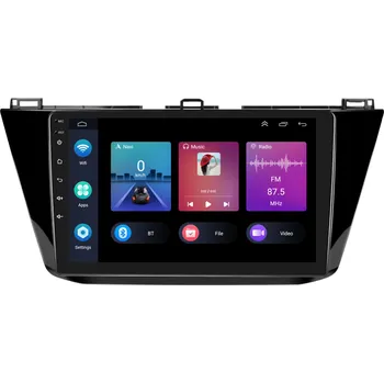 Autorádio B156 Podofo 2DIN autorádio PEV37 Android, Volkswagen Tiguan II
