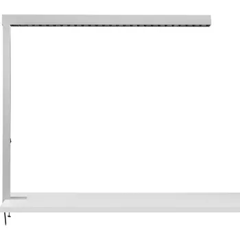 Lampička Halla Kvalitní pracovní lampička s pevným uchycením Stan Office Table Mounted Barva: Stříbrná, Rozměr: 1185/47/1380 mm, Teplota chromatičnosti / Stmívání: 4000 Kelvinů / Nestmívatelné 245-831Z-20GGE/840- S