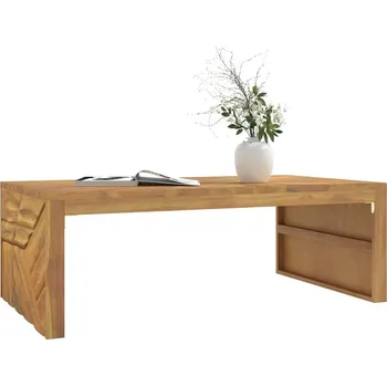 Konferenční stolek vidaXL Konferenční stolek 110x60x38 cm masivní teakové dřevo [4009315]