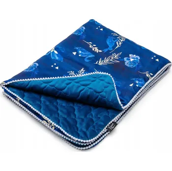 Prostěradlo Dečka Eseco 36 x 58 cm modrá s květinami