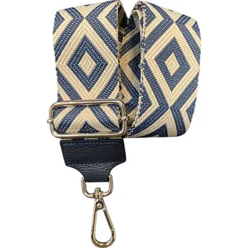 Kabelka David Jones Nastavitelný široký popruh na kabelku modro-béžový