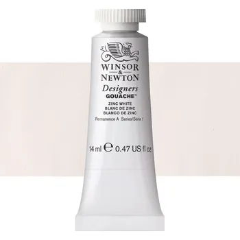 Vodová barva Kvašová barva Winsor & Newton - Zinc White Balení: 14 ml