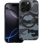 Kryt FORCELL F-PROTECT Levels pro Apple iPhone 16 Pro Max - podpora MagSafe - maskáčový - černý