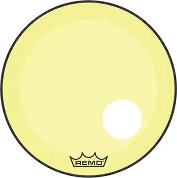 Blána Remo Blána pro bicí Colortone Powerstroke 3 clear22" P3-1322-CT-YEOH Žlutá 13002
