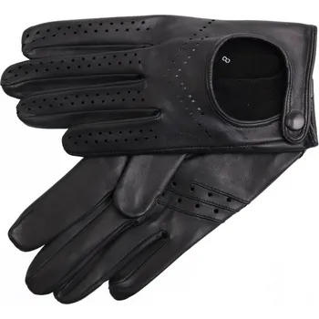 Rukavice Špongr Pánské kožené řidičské rukavice AUSTIN černé Velikost: 8 1/2"