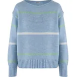 PRUHOVANÝ SVETR ZELENO MODRÝ s.Oliver