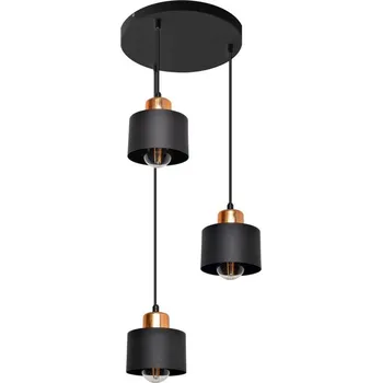 Lustr na lanku EDISON 3xE27/15W/230V