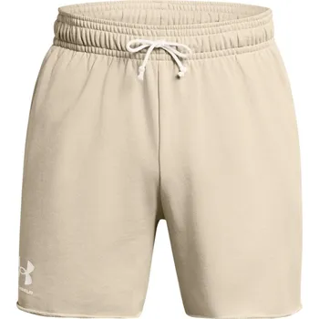 Under Armour Rival Terry 6in Short pánské tréninkové kraťasy - 0 - béžová - XXL