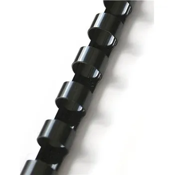 Vázací hřbet Plastové hřbety - 16 mm, černé, 100 ks