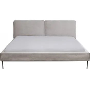 Postel KARE Design Postel East Side Cord - šedá, 180x200cm