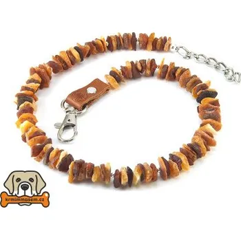 Obojek pro psa Jantarový obojek č. 4 55-60 cm JO55155_R55_4