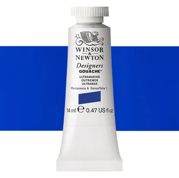 Vodová barva Kvašová barva Winsor & Newton - Ultramarine
