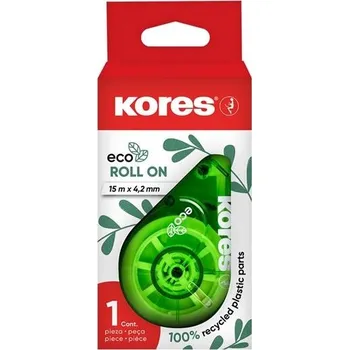 Korekční prostředek Korekční strojek Kores ECO Roll On, 4,2 mm, 15 m