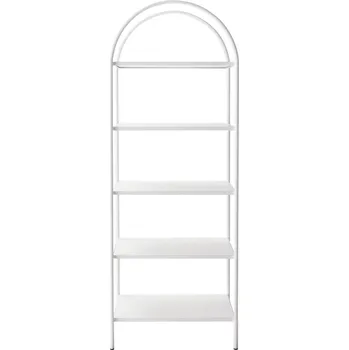 Knihovna Knihovna Clarence 200cm bílá, 73 x 43 x 200 cm