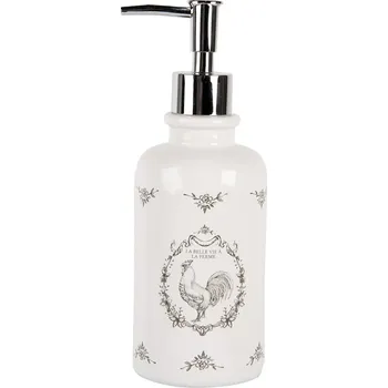 Dávkovač mýdla Keramický dávkovač na mýdlo s pumpičkou La Belle Vie - Ø 9*20 cm / 350 ml