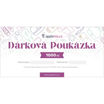 Dárkový potravinový koš Dárkový poukaz na nákup na AppleMix.cz v hodnotě 1 000 Kč