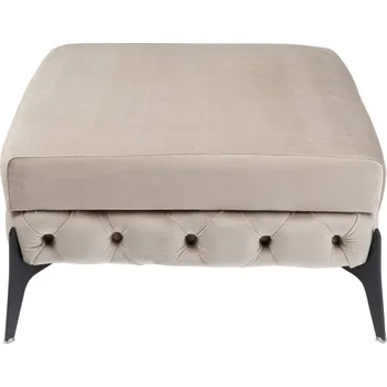 Stolička KARE Design Stolička Bellissima Velvet - béžová, 80cm
