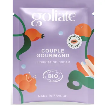 Lubrikační gel Goliate Jedlý masážní a lubrikační olej 2v1 BIO - oříšek2 ml - vzorek