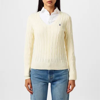 Dámská móda Svetr Polo Ralph Lauren Cream 1051789 8 (XS)