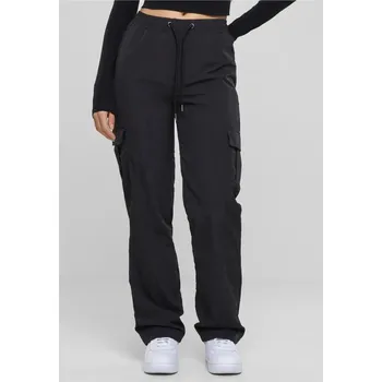 Dámské kalhoty kalhoty dámské URBAN CLASSICS - Nylon Cargo - Black - L