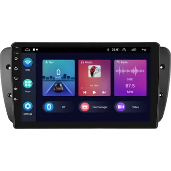 Autorádio B091 Podofo 2DIN autorádio PEV11 Android, Seat Ibiza