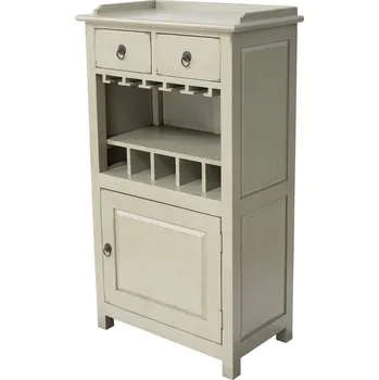 Komoda Barová skříňka Aquamarine 70x40x123cm, 70 x 40 x 123 cm