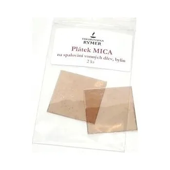Přírodní kámen PLÁTEK MICA ( plátek přírodní slídy ) 2ks v balení