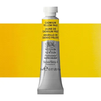 Vodová barva Akvarelová barva Winsor & Newton Professional, 5ml - Cadmium Yellow Pale