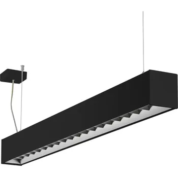 Halla Kancelářské závěsné svítidlo s přímým i nepřímým svícením Lina80 Office Direct&Indirect Barva: Černá, Délka: 1127 mm, Teplota chromatičnosti / Stmívání: 4000 Kelvinů / Nestmívatelné 11-531M-20GGE/840- B