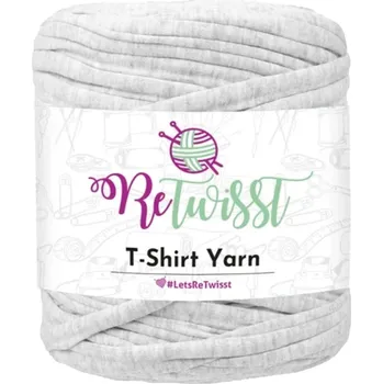 Příze špagáty ReTwisst světle šedé melange