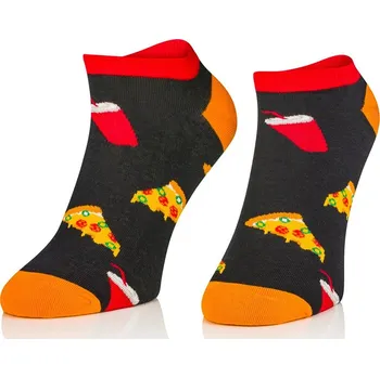 Pánské ponožky Dámské vzorované ponožky Intenso 1818 Cotton 35-40 grafit 38-40