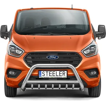 Tuning Ochranný rám "A" s příčkou a nápravnicí - Ford Transit Custom (2018 - 2023)