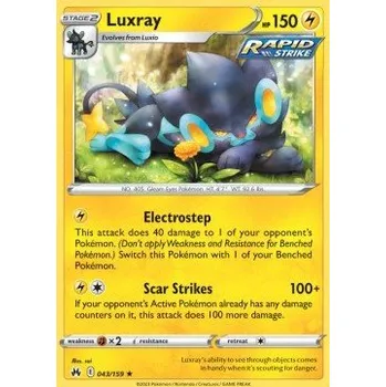 Sběratelská karetní hra Pokémon CRZ 043/159 Luxray - Crown Zenith Stav: Near Mint, Verze: NORMAL