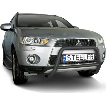 Tuning Ochranný rám "A" s příčkou ČERNÝ - Mitsubishi Outlander (2009 - 2012)