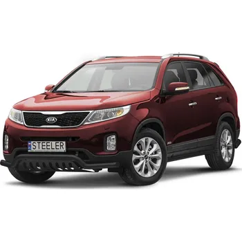 Tuning Rám pod nárazník s plechem nápravy ČERNÝ - KIA Sorento (2012 - 2015)