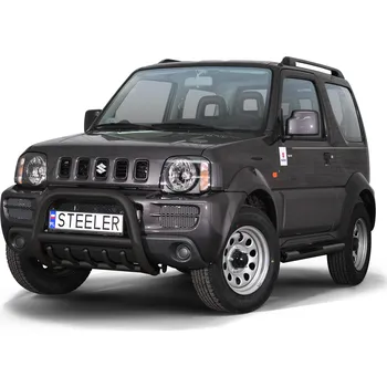 Tuning Ochranný rám "A" s příčkou a nápravnicí ČERNÝ - Suzuki Jimny (2005 - 2012)