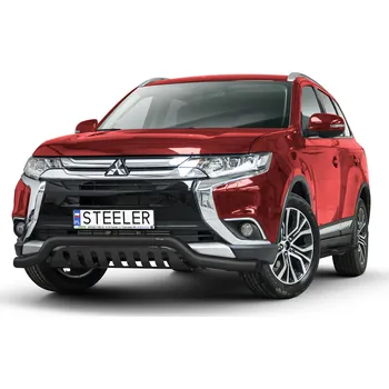 Tuning Rám pod nárazník s plechem nápravy ČERNÝ - Mitsubishi Outlander (2015 - 2018)