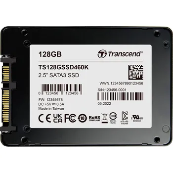 Pevný disk Transcend 128 GB interní mSATA SSD pevný disk TS128GSSD460K-VS1
