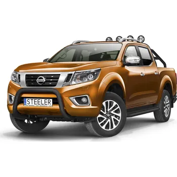 Auto-moto Ochranný rám "A" bez příčky ČERNÝ - Nissan Navara (2015 -)