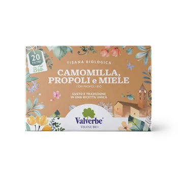 Čaj VALVERBE BIO Heřmánkový čaj s propolisem 20 sáčků
