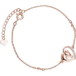 Stříbrný náramek RŮŽOVÝ KŮŇ Ag 925; ≤1,5 g.