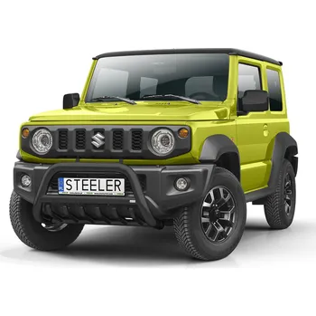 Tuning Ochranný rám "A" s příčkou a nápravnicí ČERNÝ - Suzuki Jimny (2018 - 2020 -)