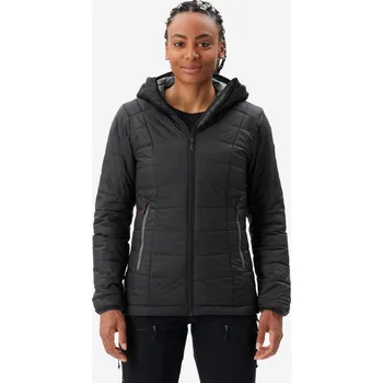 FORCLAZ Dámská turistická prošívaná bunda MT 100 XS ČERNÁ