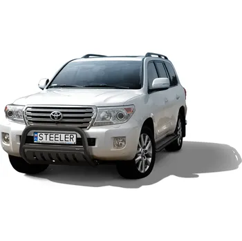 Tuning Ochranný rám "A" s příčkou a nápravovou deskou ČERNÝ - Toyota Land Cruiser V8 (2012 - 2016)