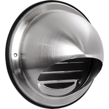 Větrací mřížka Alnor (Polsko) Kruhová nerezová protidešťová mřížka UVLA Průměr [mm]: Ø 125 Ø 100 - Ø 250