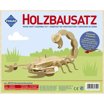 ostatní stavebnice Pebaro - stavebnice dřevěná - škorpion
