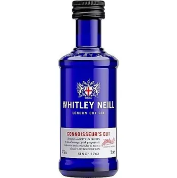 Gin Whitley Neill Connoisseur´s cut gin, 43%, 0,05l (holá lahev)