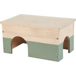 Domek pro králíky NEOLIFE RAB dřevěný zelený Zolux