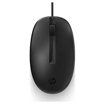 Myš Myš drátová, HP 125 Wired Mouse, černá, optická, 1200DPI