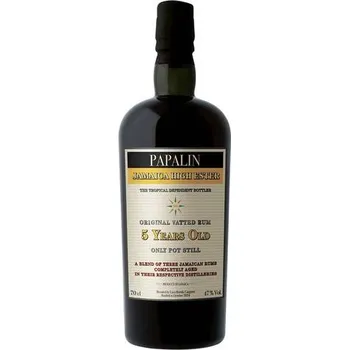 Rum Papalin Jamaica 5 Y.O. High Ester 47,0% 0,7 l&nbsp;(holá láhev)
